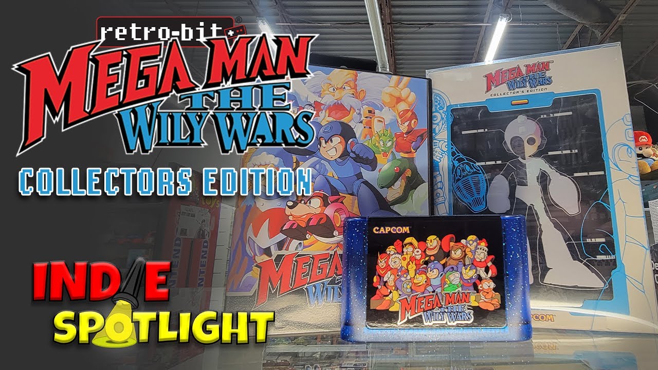 MEGA MAN: THE WILY WARS Collector's Edition UNBOXING - Retro-Bit | Indie Spotlight Ep #1