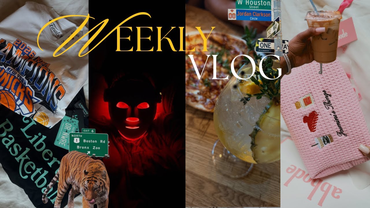 weekly vlog | New York or Nowhere, bronx zoo, 12PM Studios drop, & Hailey Bieber x GAP & family time