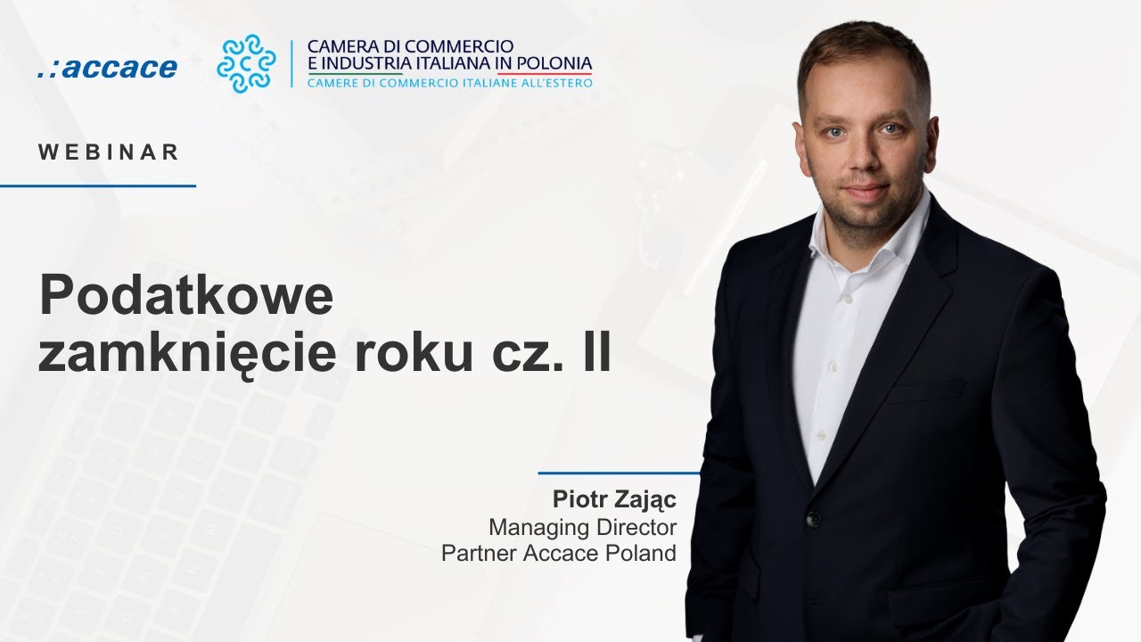 Webinar: Podatkowe zamknięcie roku cz. II