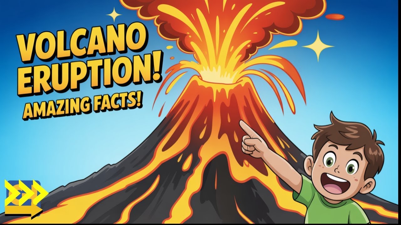 VOLCANO ERUPTION Explained! Amazing Lava Facts & Science for Kids
