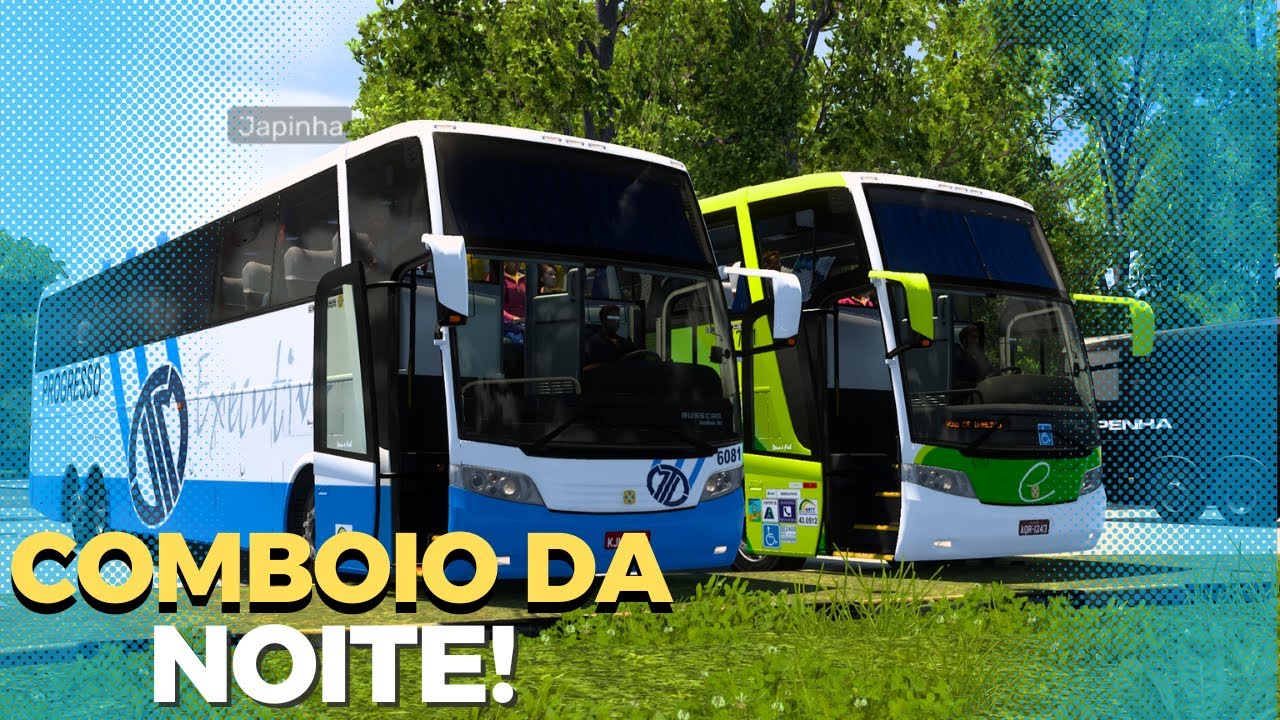 JAPINHA ENFRENTANDO um BAITA DESAFIO! SIMULADOR de ÔNIBUS REALISTA | EURO TRUCK 2 | LOGITECH G27