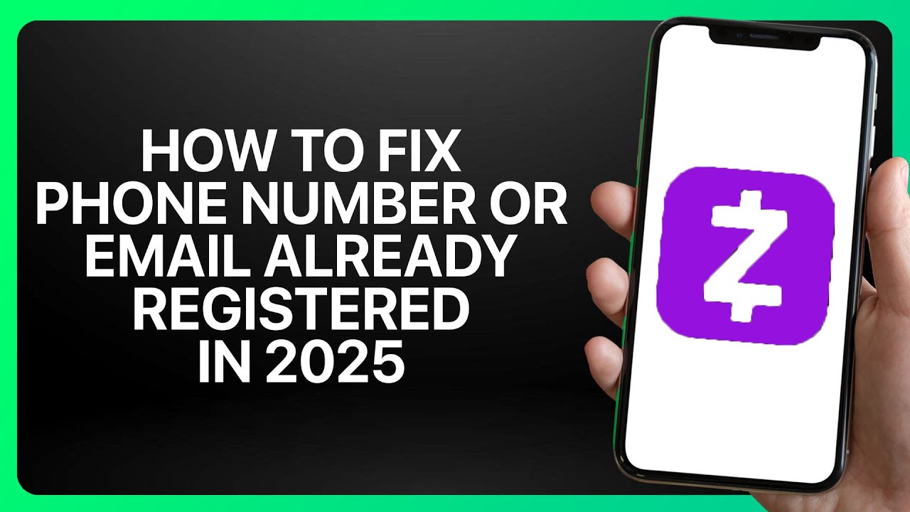 How To Fix Phone Number Or Email Already registered On Zelle In Zelle ! Tutorial