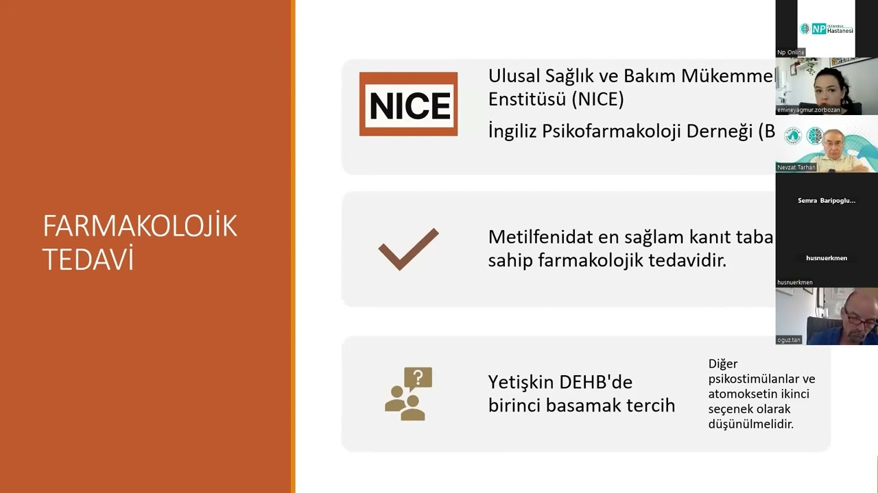 Erişkin Dikkat Eksikliği ve Hiperaktivite Bozukluğunda Farmakolojik Ve Non Farmakolojik Tedaviler