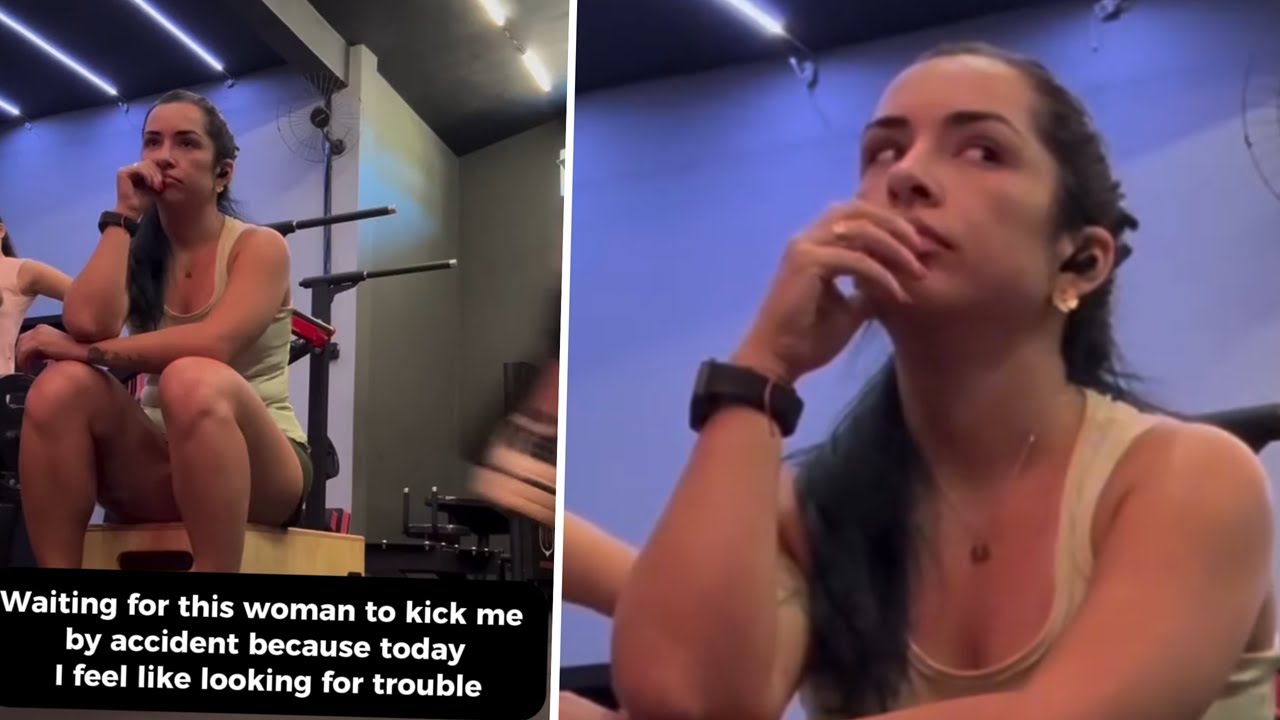 She Was Looking For Trouble At The Gym