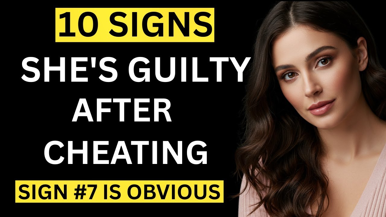 10 Hidden Signs She’s Feeling GUILTY After Cheating | Female Psychology Explained