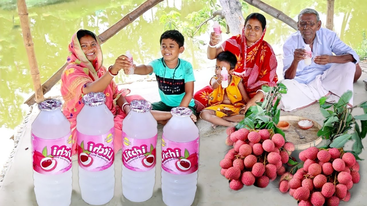 একদম দোকানের মতো বাড়িতেই lichi drink তৈরির সহজ রেসিপি,এটা বাচ্চারাও বানাতে পারবে||lichi drink recipe