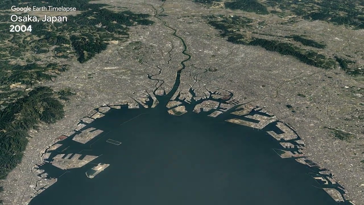 Osaka, Japan - Earth Timelapse