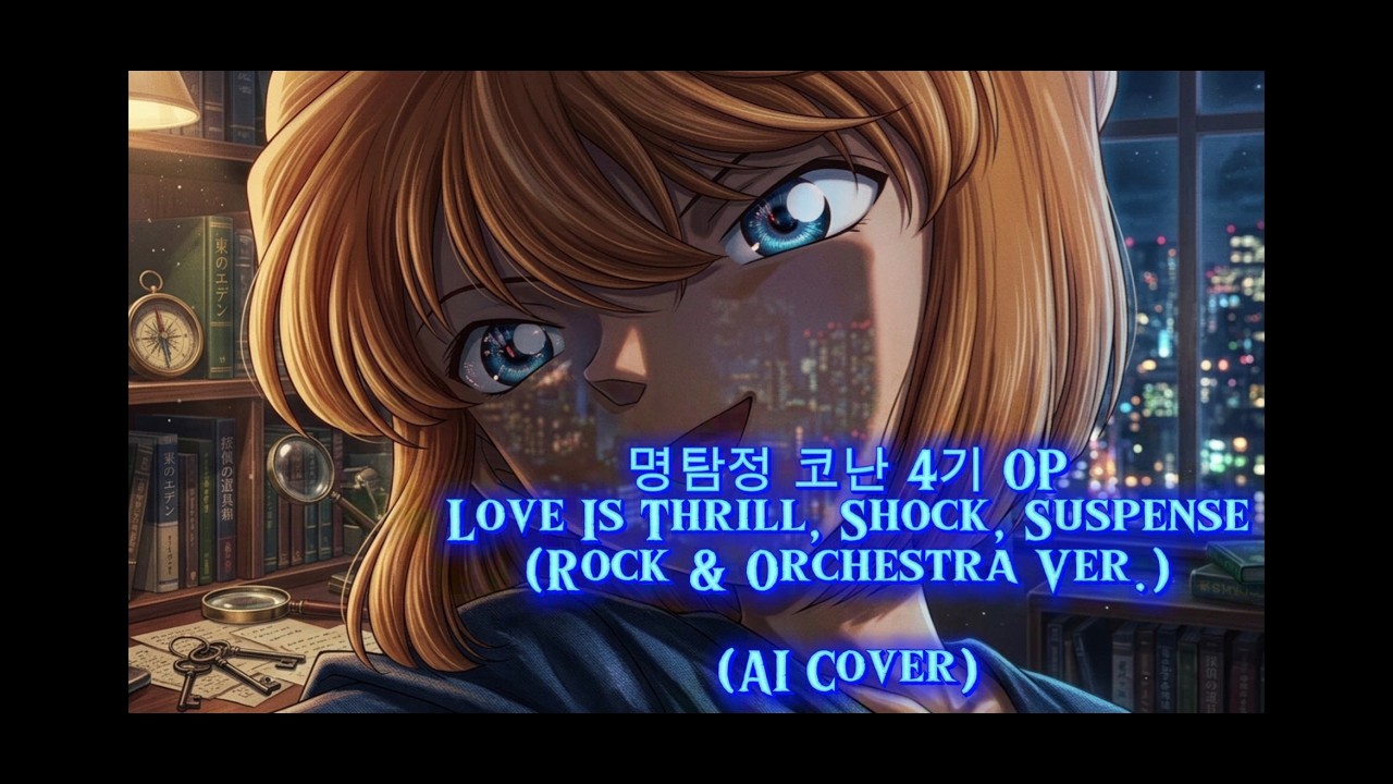 명탐정 코난 4기 OP - Love Is Thrill, Shock, Suspense (Rock & Orchestra Ver.) (AI Cover)
