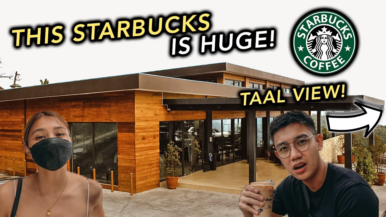 This STARBUCKS in TAGAYTAY is INSANE! (Incredible Taal Lake View)