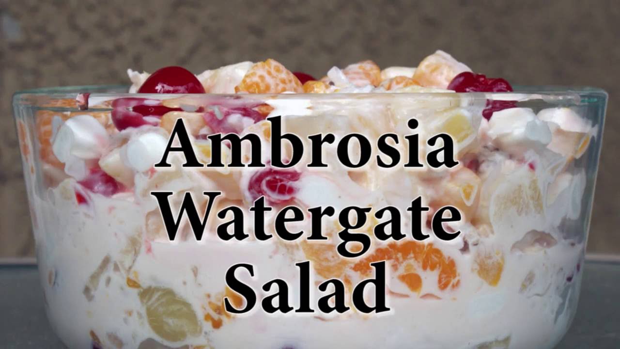 Ambrosia Watergate Salad - A Classic Family Favorite!
