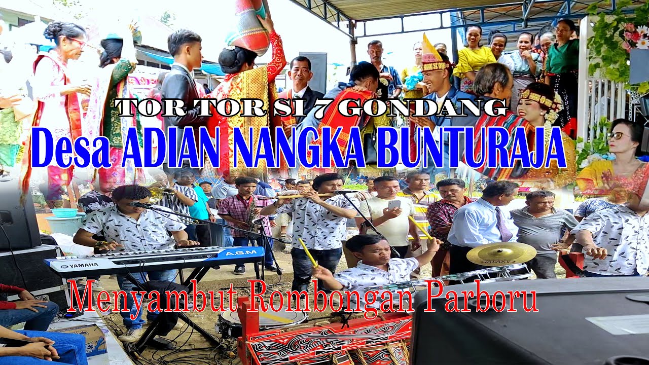 Desa ADIAN NANGKA Bunturaja || Tor Tor SUHUT dan Menyambut PARBORU