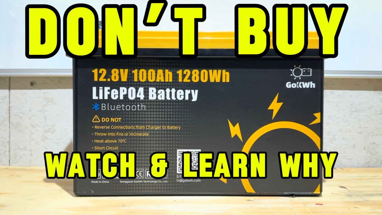 GoKWH 12V 100Ah LiFePO4 Battery