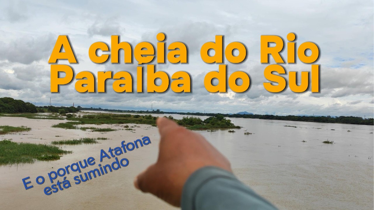 A cheia do rio Paraíba e o avanço do mar em Atafona #avançodomardeatafona