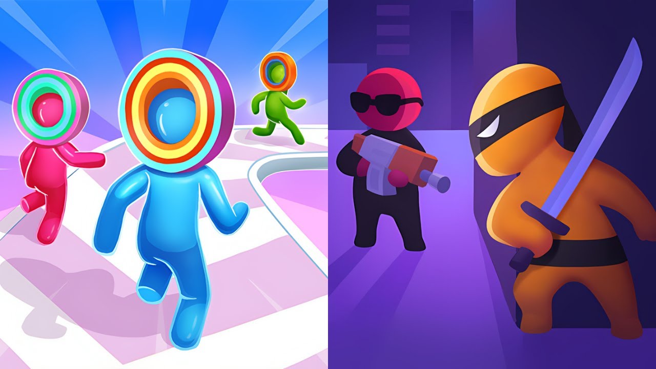 Stealth Master VS Layer Man - All Levels SpeedRun Gameplay