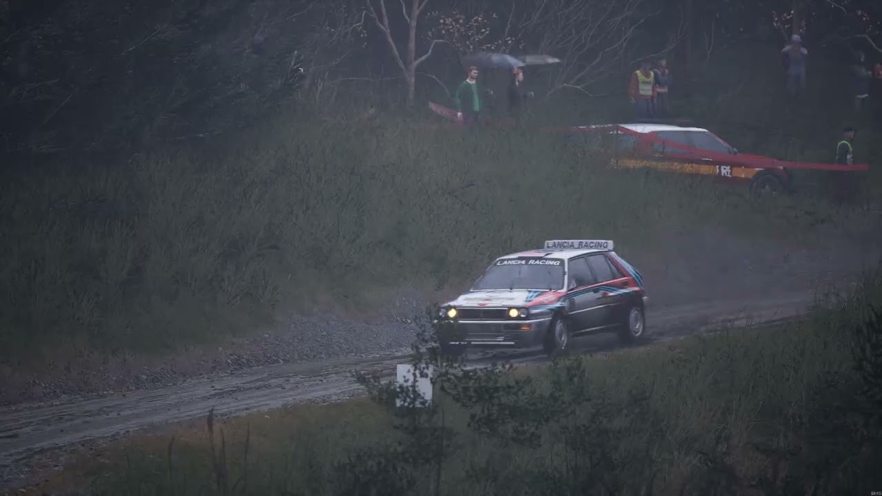 Assetto Corsa Rally Severn with Rain Lancia Delta Integrale Evo