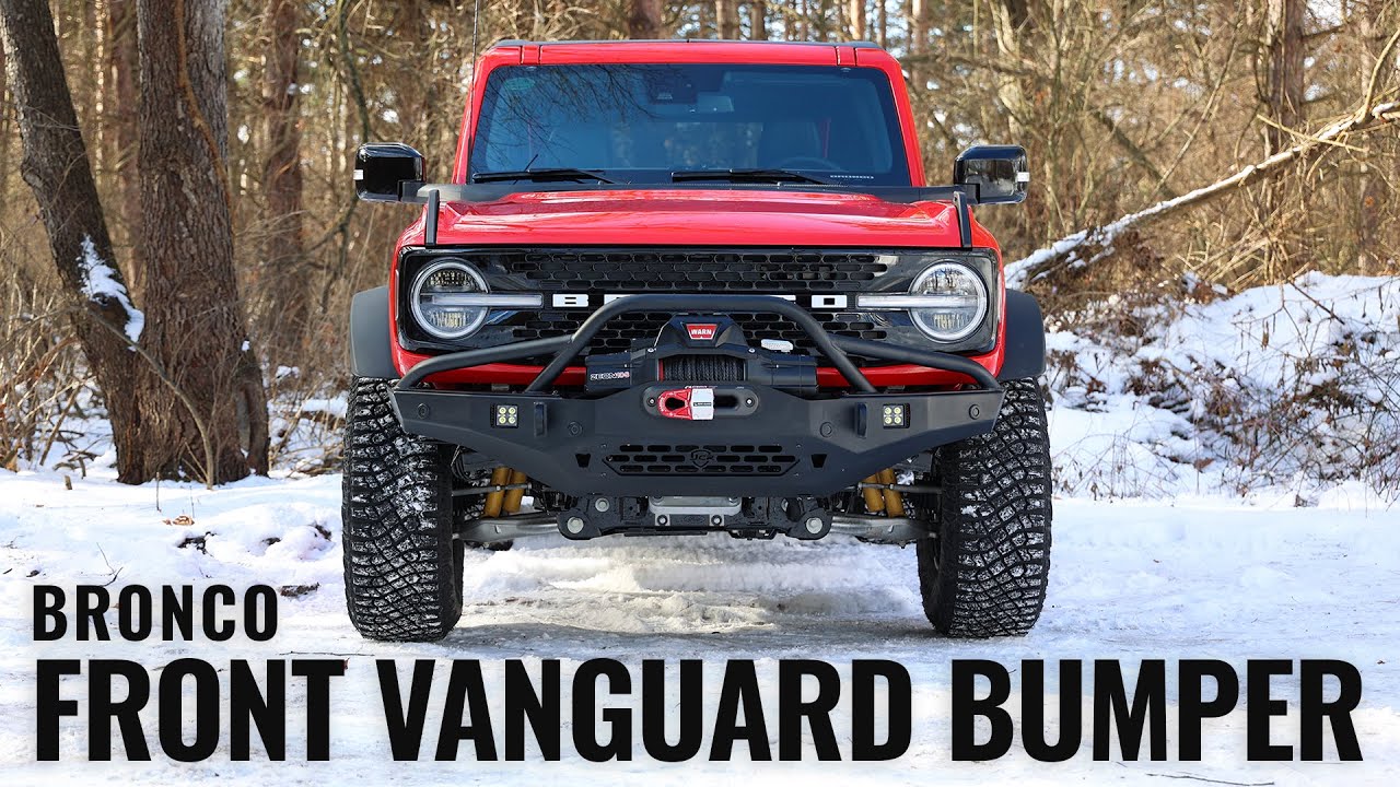 Установка переднего бампера Bronco Vanguard