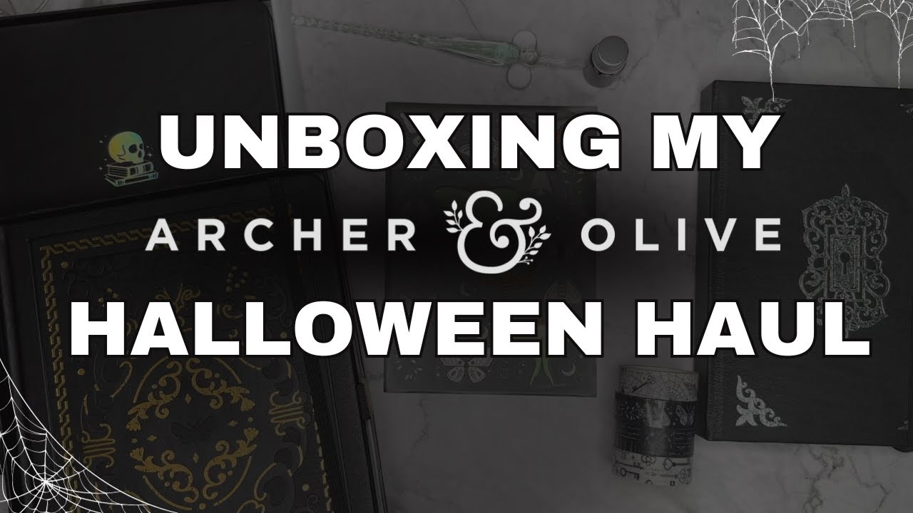 A PERFECTION COLLECTION? Unboxing my Archer and Olive Halloween 2023 Notebooks