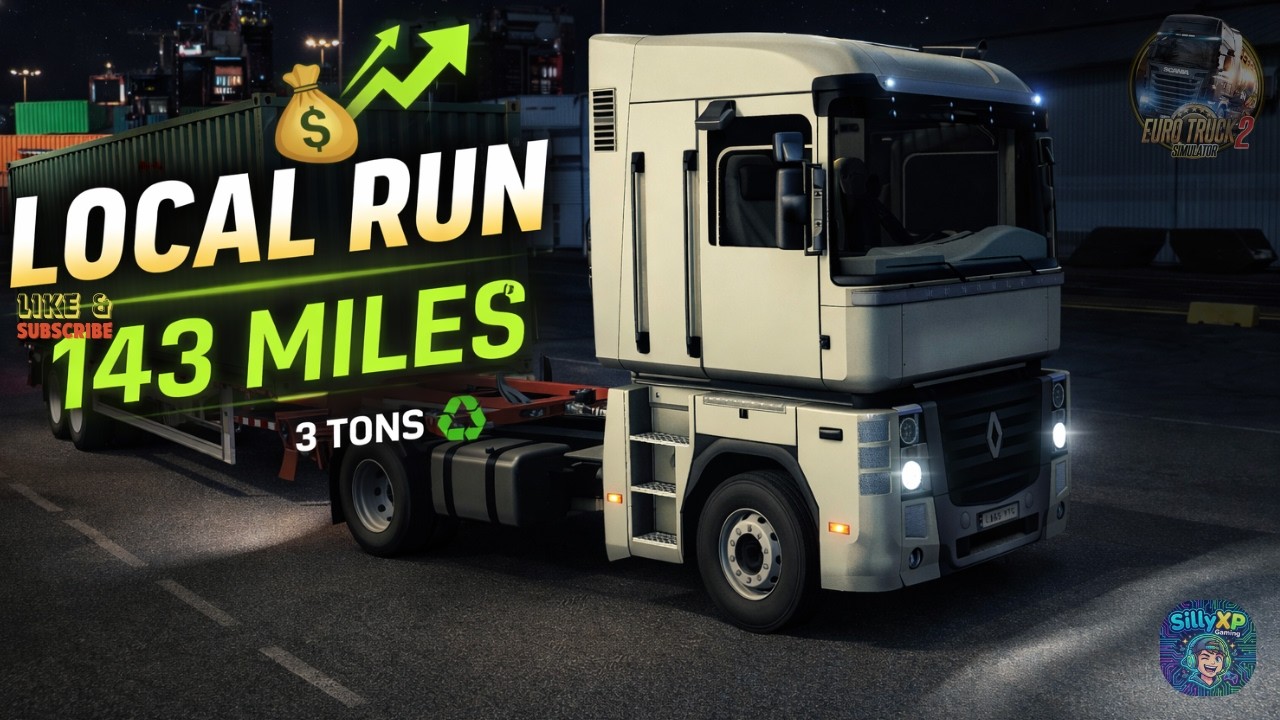 Quick Cash! 💸 Short Haul in the Renault Magnum | Hamburg to Magdeburg