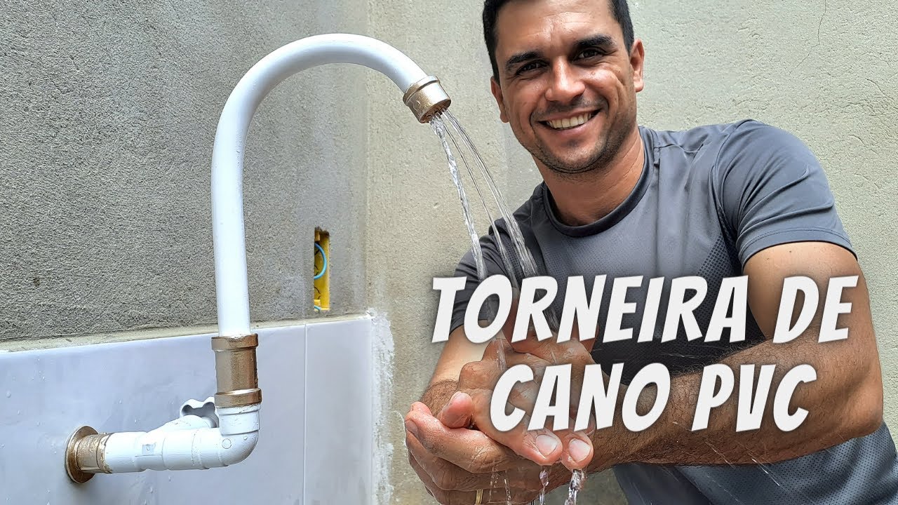 Torneira de tubo pvc - faça você mesmo