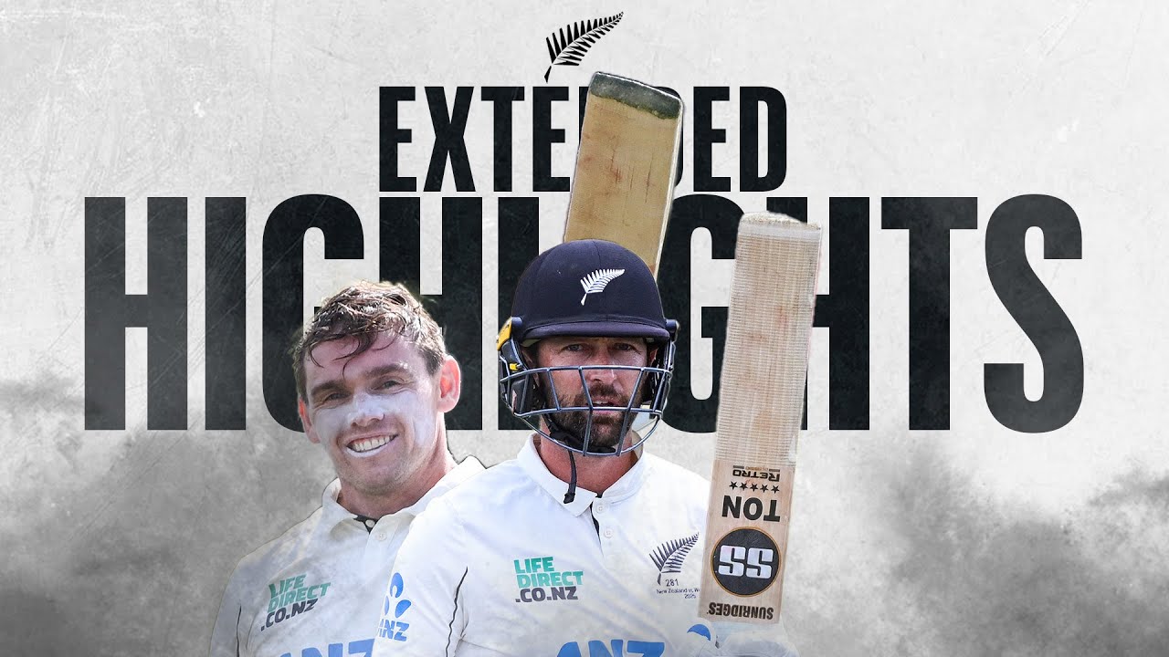Openers Hit Twin Tons 💯 | Extended Highlights | New Zealand v West Indies | 3rd Test Day 1