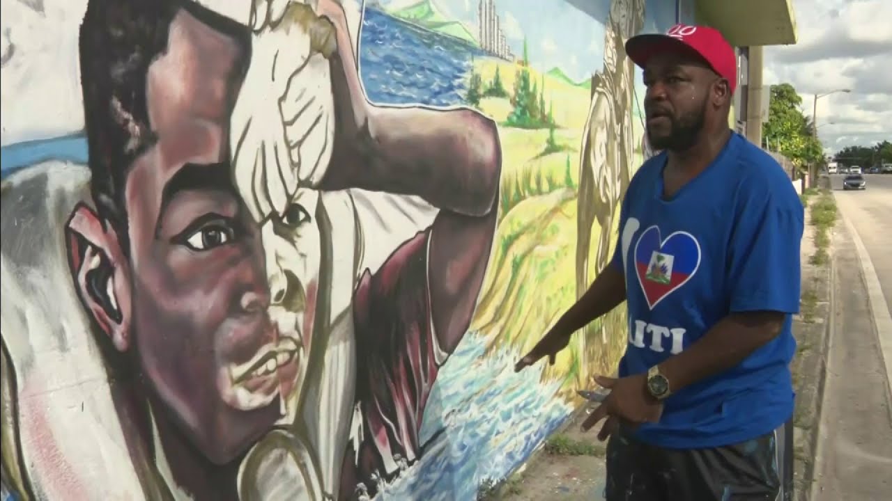 Mural in Little Haiti made to display pain and suffering of Haitian people