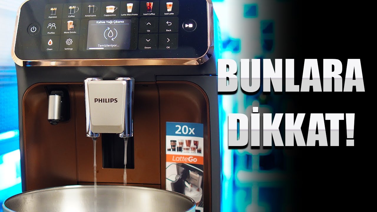 Kahve makinesi nasıl temizlenir? 4 adımda Philips LatteGo 5500 detaylı temizleme