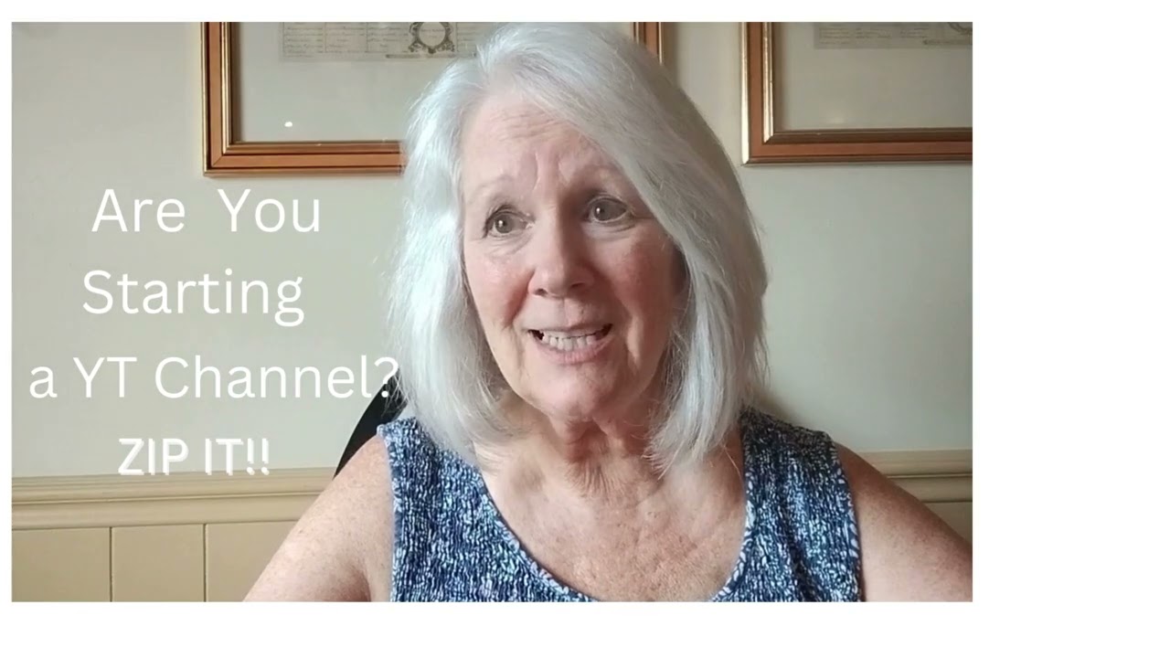 Is Starting a YouTube Channel in your 60s too late?