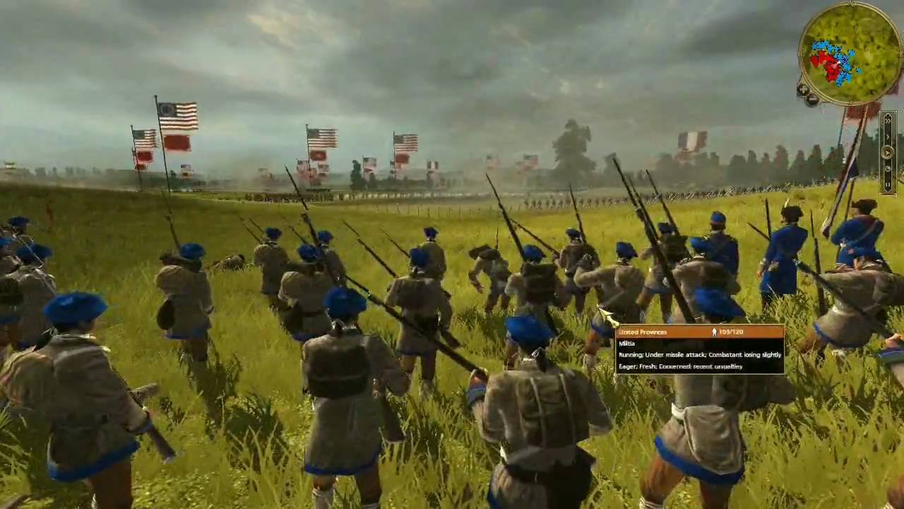 Empire Total War HD Commentary Battle 2v2 UP vs U.S & Fra - Artillery & Corner Camping