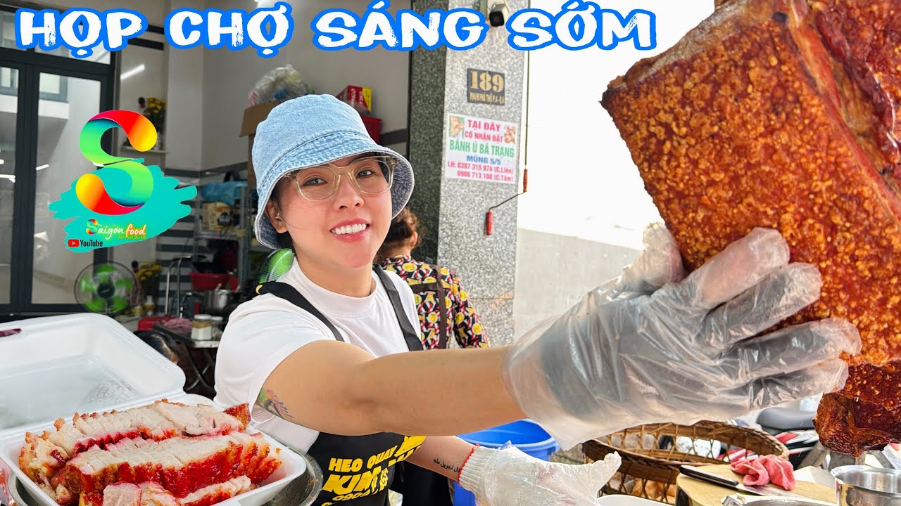 🟢Sáng sớm team heo quay LYLY họp chợ ồn như cái chợ🤣