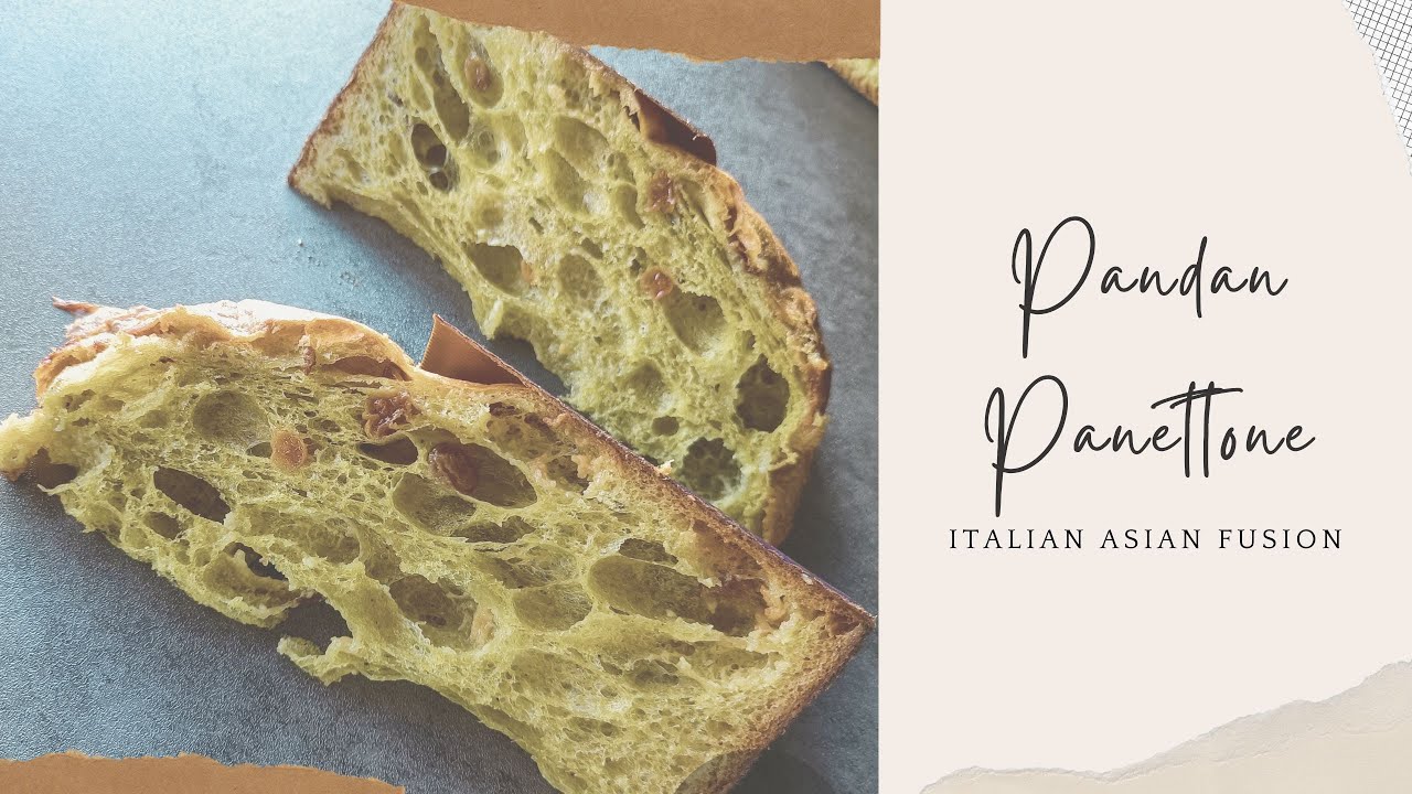 [cc] Pandan Panettone Recipe | Sourdough |