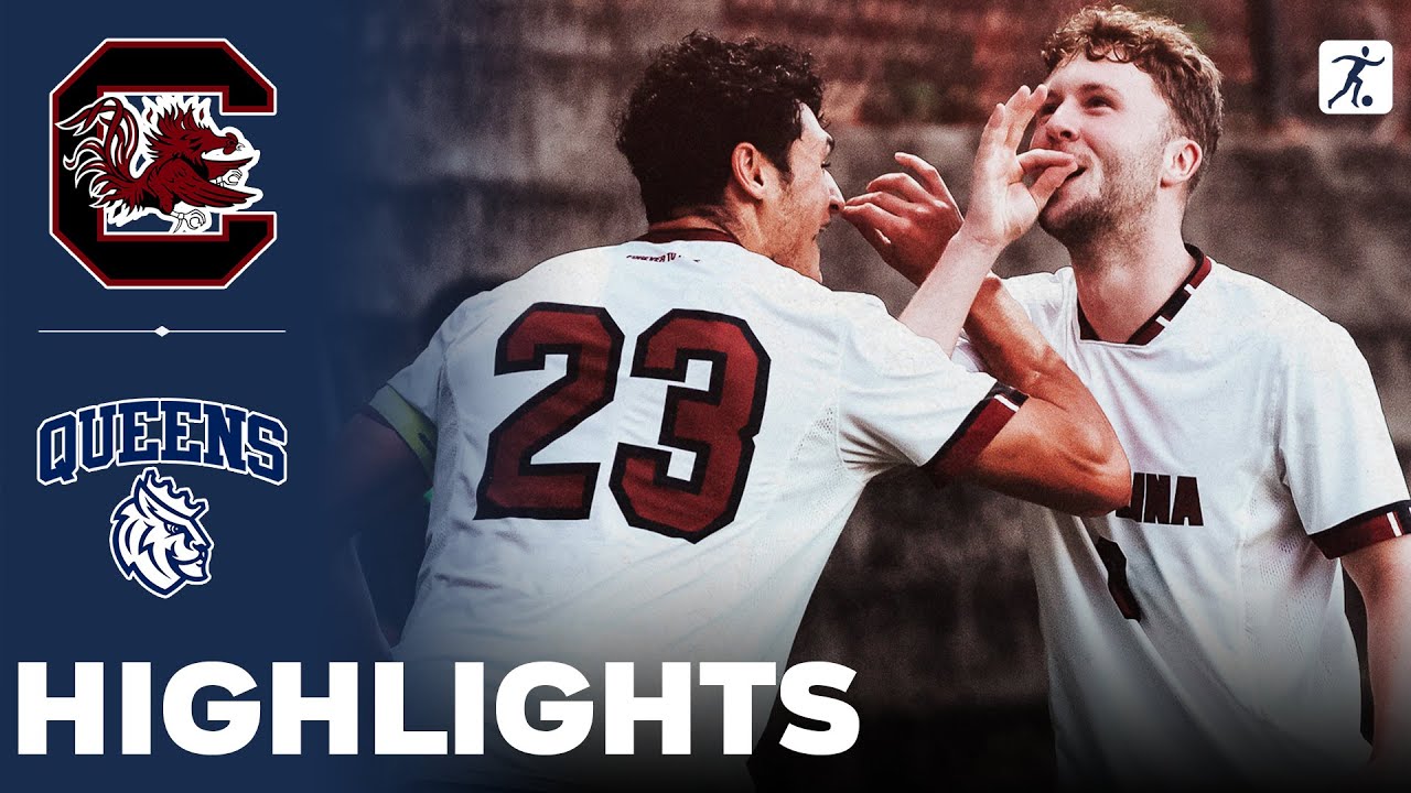 South Carolina vs Queens University | NCAA College Soccer | Highlights - September 24, 2024