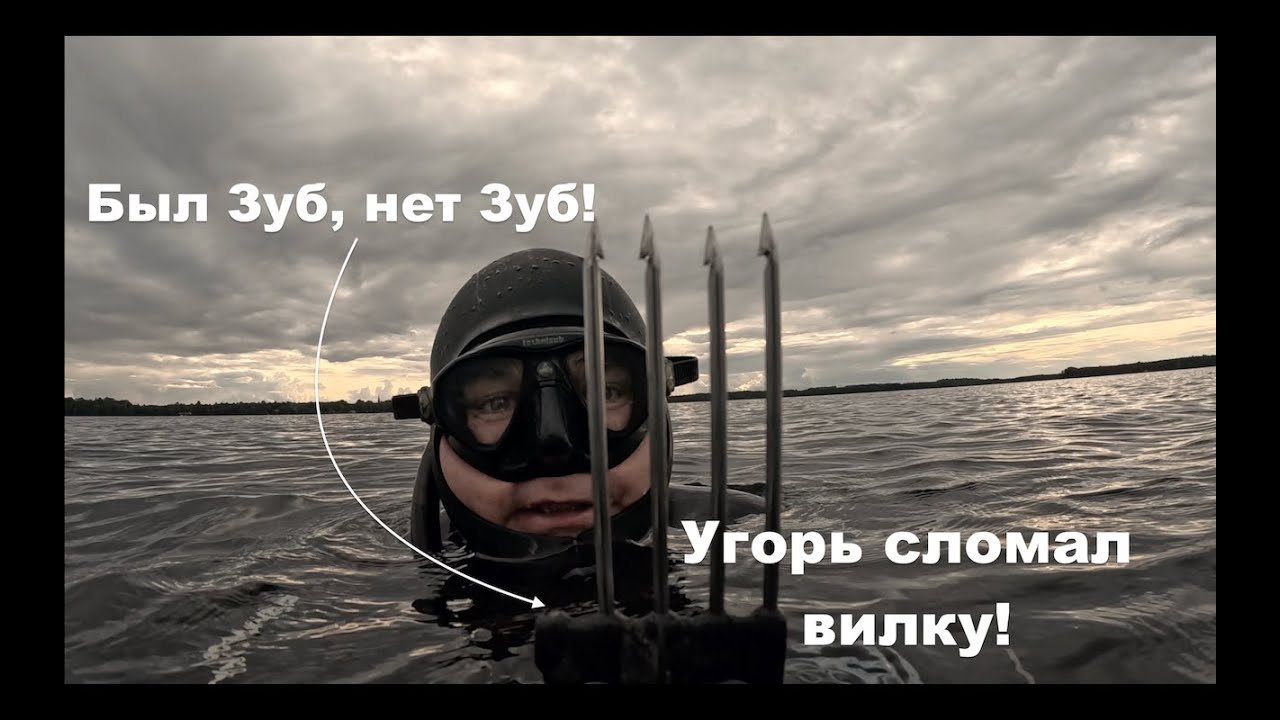 🇪🇪🔥🐟Подводная охота на угря, лето 2023г.🔥🇪🇪🔱