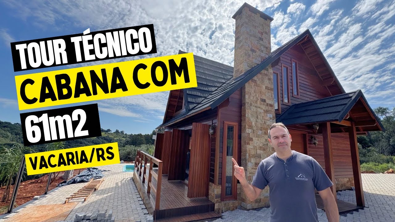 Cabana de Madeira Estilo Americano #CabanaEstiloAmericana
