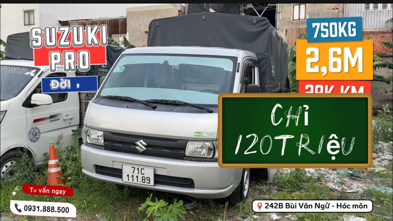 🔥Hết việc cần bán gấp xe tải cũ Suzuki Pro đờ 2022 chạy rất ít giá rẻ hơn 100