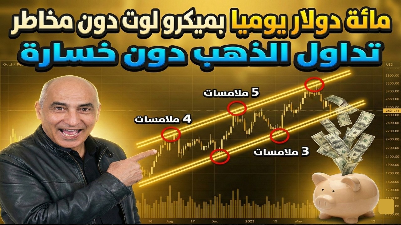 جلسة الصين : مائة دولار يوميا من سكالب الذهب دون خسارة