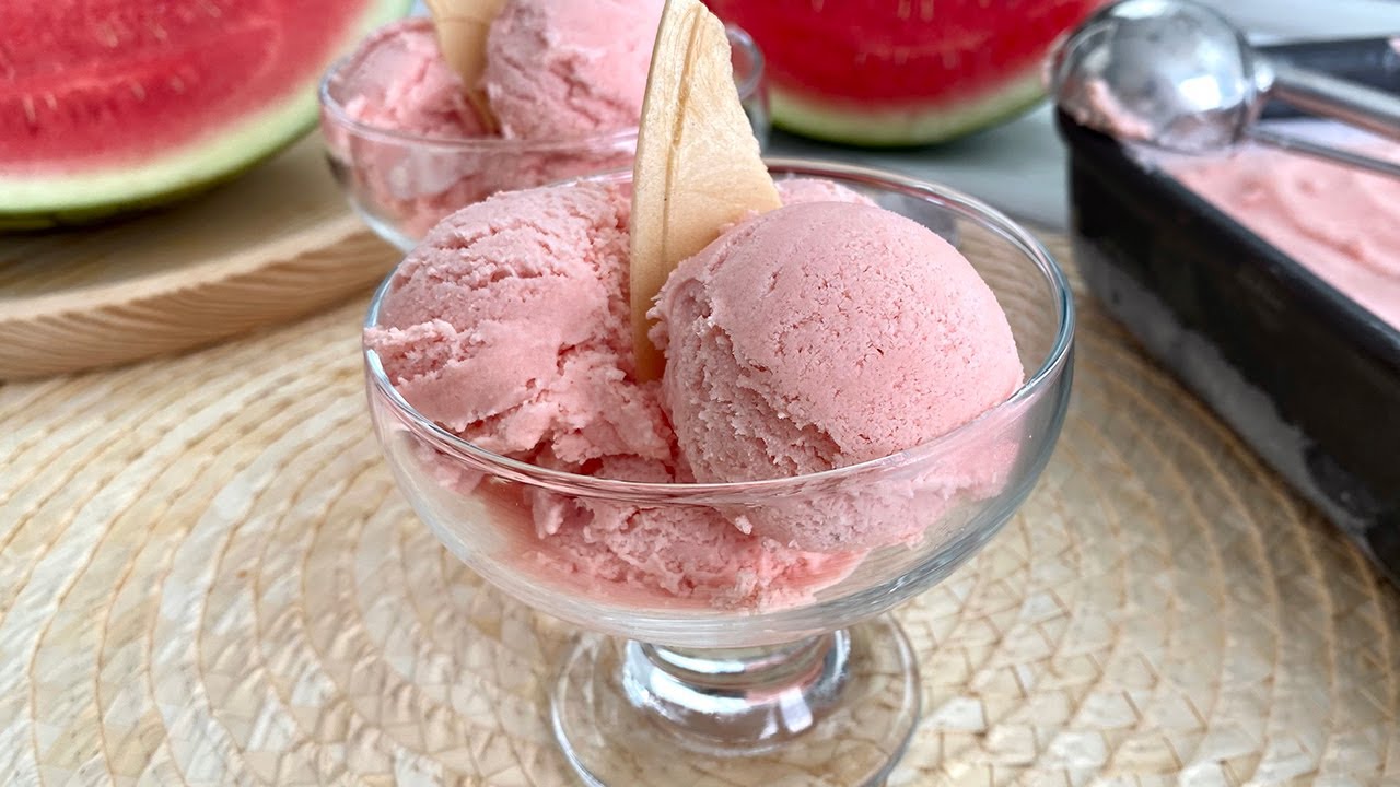 No creerás lo fácil que es preparar este delicioso Helado de Sandía