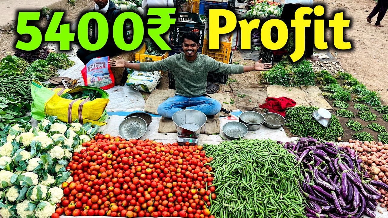 Aaj Sell Kiya Maine 5400₹ Ki Sabjiya Kitna Profit Banaya!!
