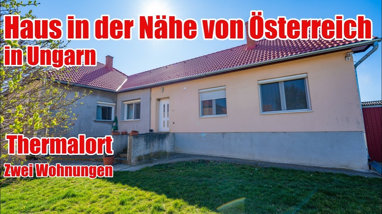 Haus in Westungarn mit zwei Wohnungen im Thermalort