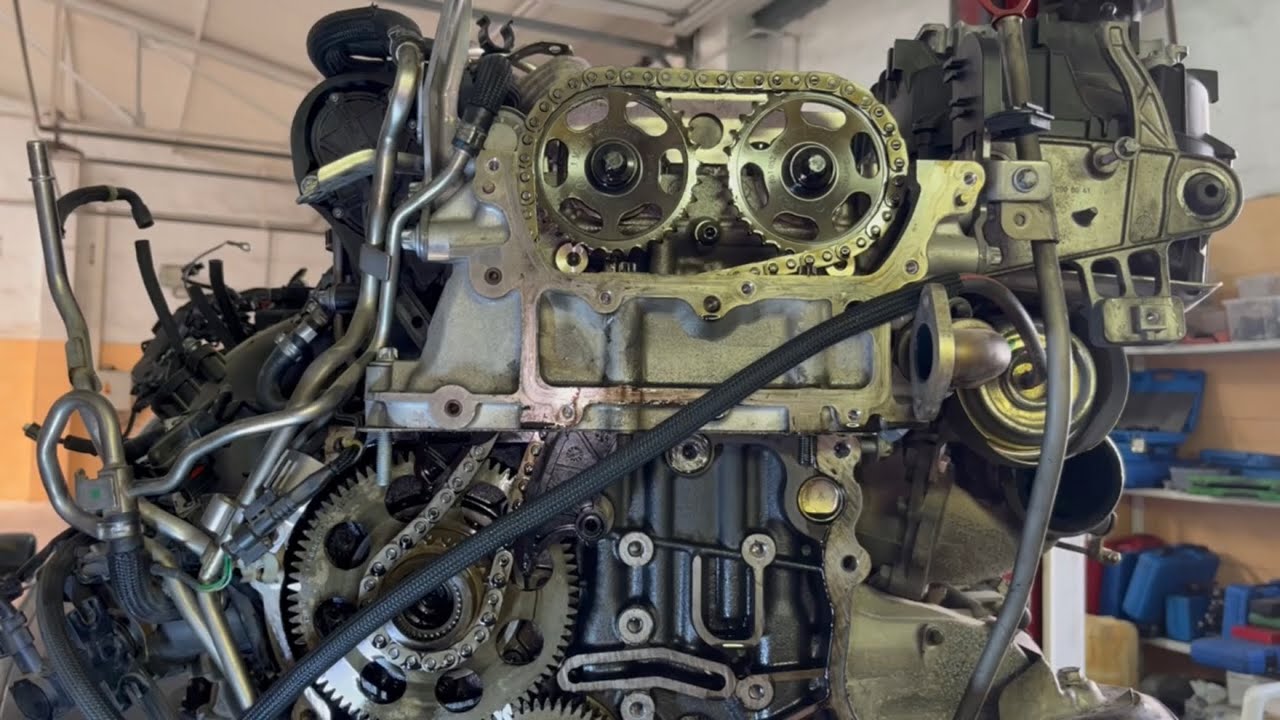 Cambiar cadena distribución Motor 651911  Mercedes 220 cdi. Tutorial Completo.