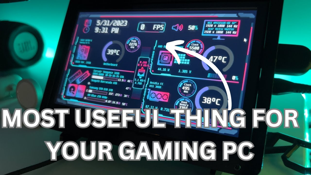 Sensor Panel for your gaming PC with AIDA64