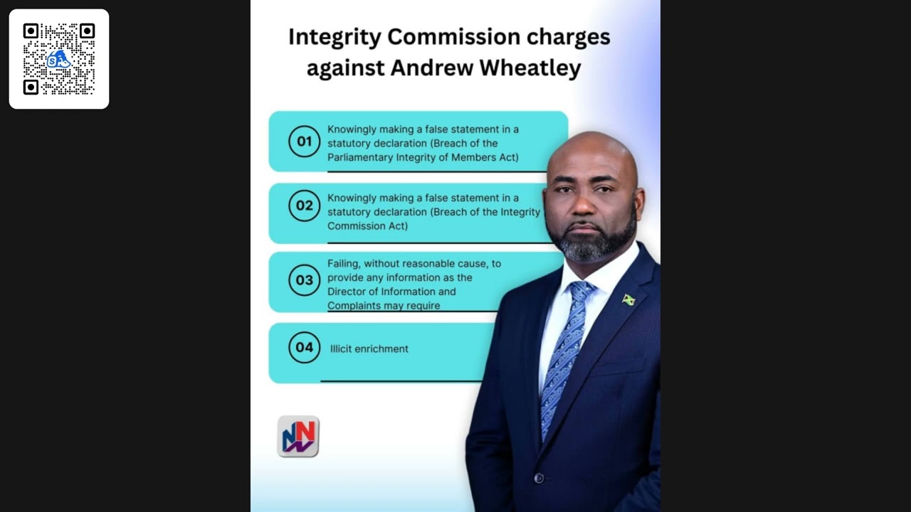 IC has ruled that JLP MP Dr. Andrew Wheatley, be charged for illicit enrichment.