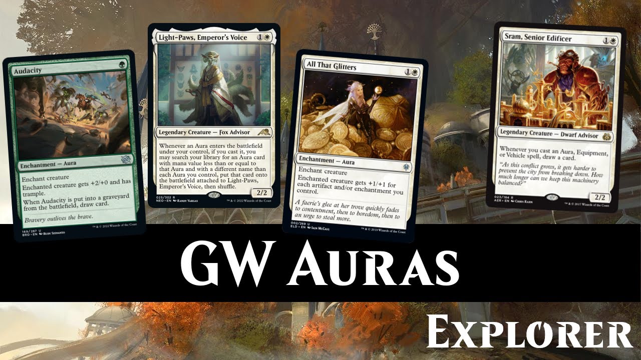 ☀️🌳 Selesnya Auras in MTG Arena Explorer