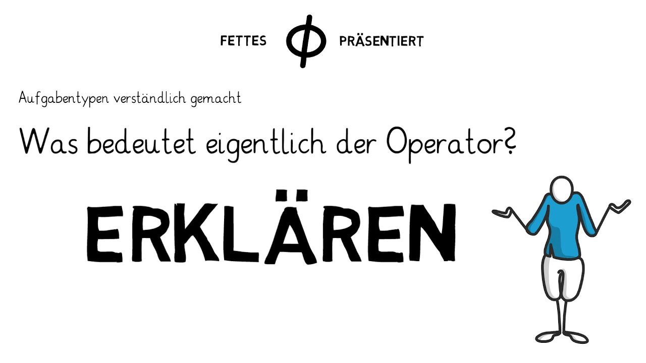 Arbeitsauftr&auml;ge verst&auml;ndlich gemacht - Der Operator Erkl&auml;ren
