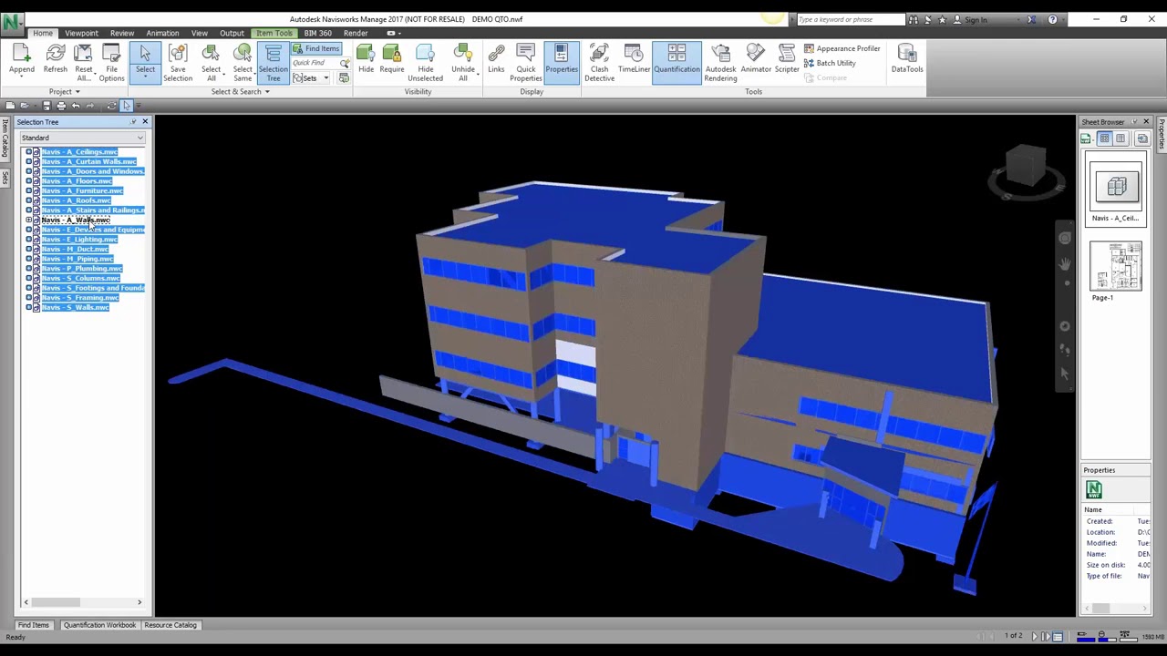 Webcast  Proper Use of Navisworks for Quantification