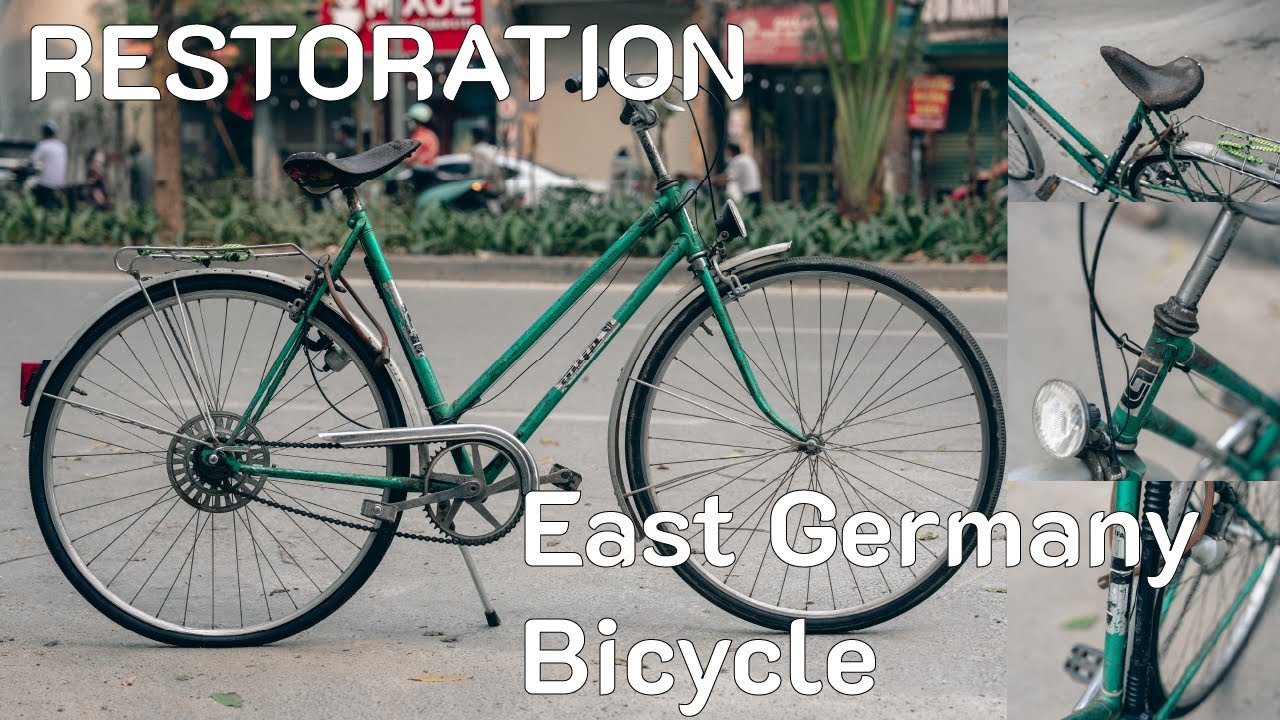 East Germany Mifa bicycle restoration // 40-year-old classic bike rebuild