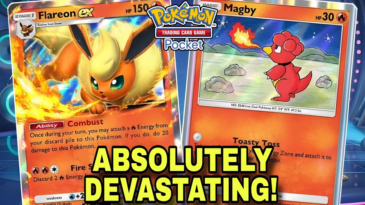 This FLAREON EX Deck Feels Completely UNFAIR in the Current Meta! | Pokemon TCG Pocket
