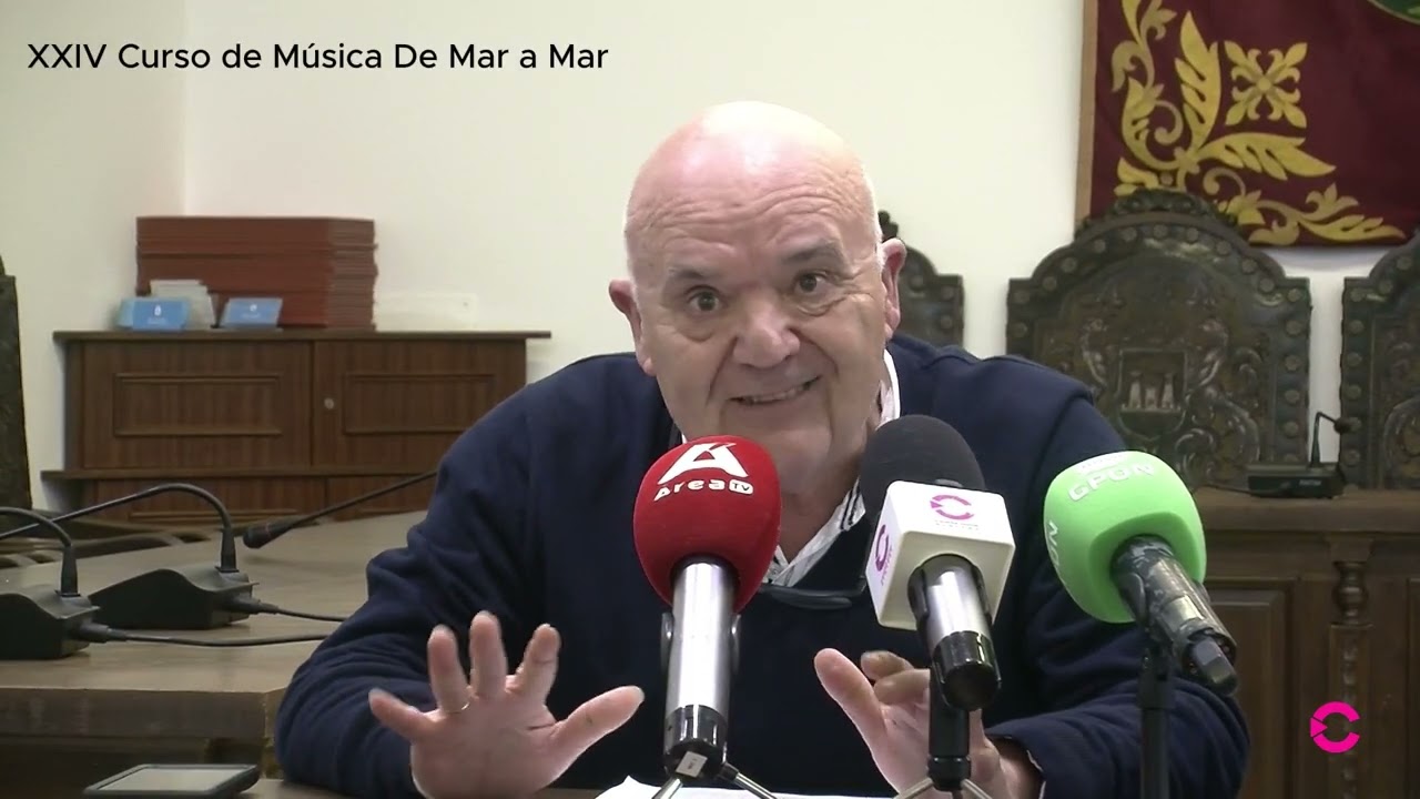 RUEDA DE PRENSA 24º CURSO DE MUSICA DE MAR A MAR