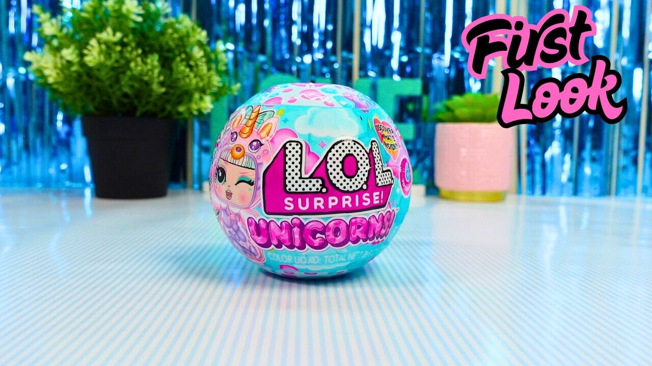 Reviewing and Unboxing LOL Surprise Unicorns First Look