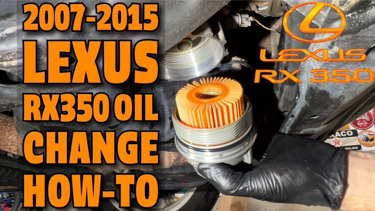 2007-2015 Lexus Rx350 Oil Change How-To