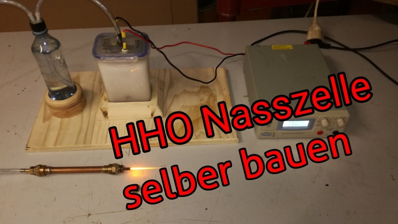 DIY HHO Nasszelle selber bauen | Wasserstoffzelle tunen | Subtitled